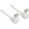 Good Connections cable de parcheo Cat. 5e F/UTP, blanco, 15 m, RJ45 acodado hacia abajo 805W-150WI