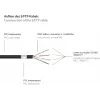GoodConnections Alcasa 8060-400S Cat6 S/FTP Cable de conexión, RJ45 macho a macho, 40 m, chapado en oro
