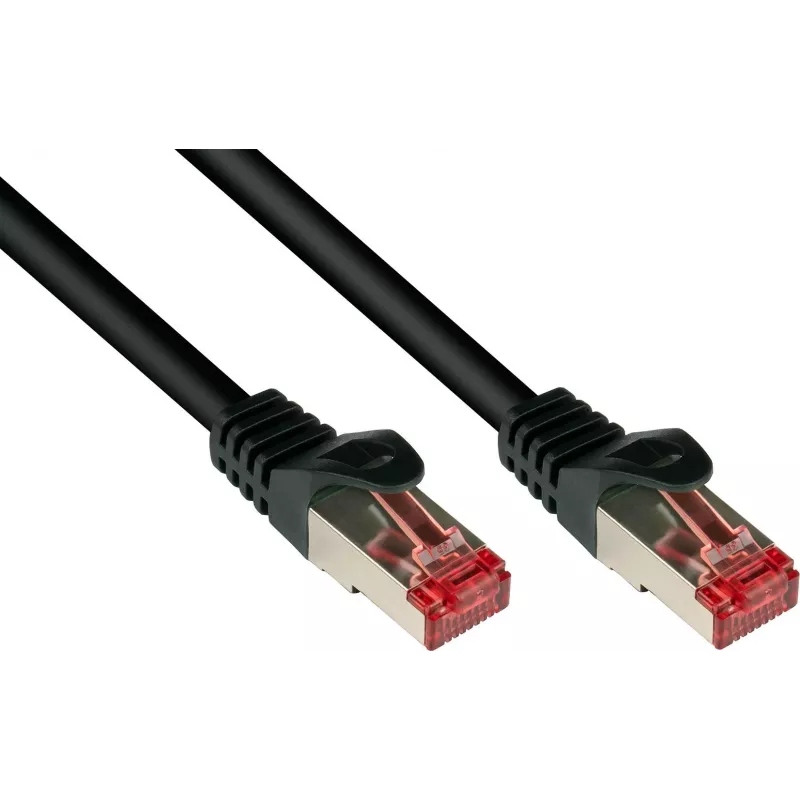 GoodConnections Alcasa 8060-400S Cat6 S/FTP Cable de conexión, RJ45 macho a macho, 40 m, chapado en oro