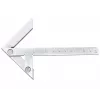 Donau Elektronik MLZW90 escuadra de centrado 90° aleación de aluminio buscador de centro para trabajar madera y metal, capacidad 100 mm