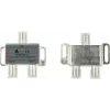 GoodConnections distribuidor SAT con conectores F, 2 vías, 5-2250 MHz