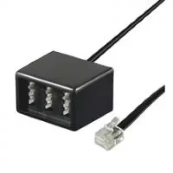 Good Connections adaptador telefónico RJ11 (6P4C) conector macho a conector hembra NFN TAA-NFN
