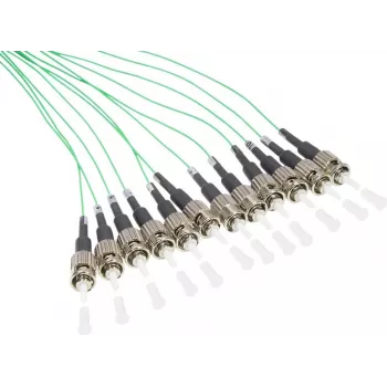 GoodConnections Alcasa LW-802PT cable de parcheo de fibra óptica 2m 12x ST turquesa (LW-802PT)