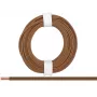 Donau Elektronik 218-88 cable flexible 2 x 0,14 mm² marrón 5 m