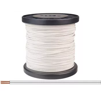 Donau Elektronik 218-55-100 cable flexible 2 x 0,14 mm² blanco 100 m