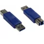 GoodConnections Alcasa USB-AD34 adaptador de USB-A a USB-B, azul