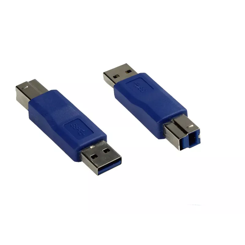 GoodConnections Alcasa USB-AD34 adaptador de USB-A a USB-B, azul