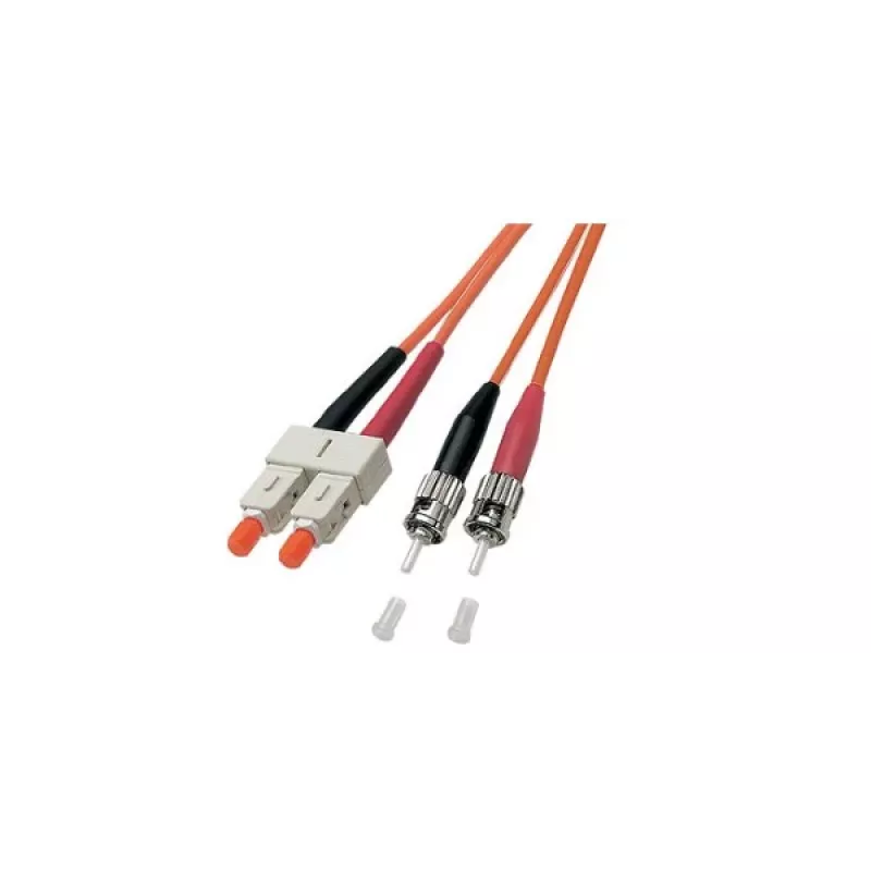 GoodConnections cable de parcheo de fibra óptica OM2 dúplex multimodo ST/SC, 50/125µm, 5m, naranja LW-805TC