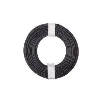 Donau Elektronik 175-011 cable de instalación flexible LiY 1 x 0,75 mm² negro