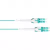 GoodConnections Alcasa LW-U820LC3 cable de parcheo de fibra óptica dúplex multimodo OM3 LC a LC, 20 m, aqua