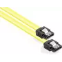 GoodConnections cable SATA 6 Gb/s con clip metálico, 0,70 m, amarillo 5047-A07Y