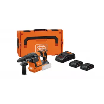 Fein ABH 18-26 AS martillo perforador a batería de 18V 5,0Ah Li-Ion con 2 baterías, cargador y maletín 71400362000