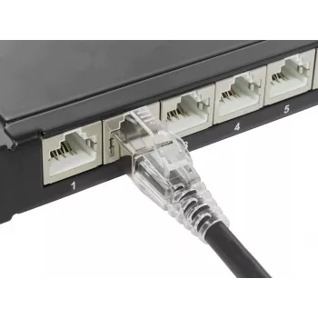 GoodConnections Cable de red Cat.6A S/FTP con protección de lengüeta RNS®, LSZH, 5 m, negro 8060-HV050S