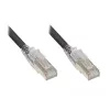 GoodConnections Cable de red Cat.6A S/FTP con protección de lengüeta RNS®, LSZH, 5 m, negro 8060-HV050S