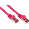 GoodConnections Alcasa Cable de red Cat6 S/FTP de 40 m, RJ-45 macho a macho, magenta 8060-400M