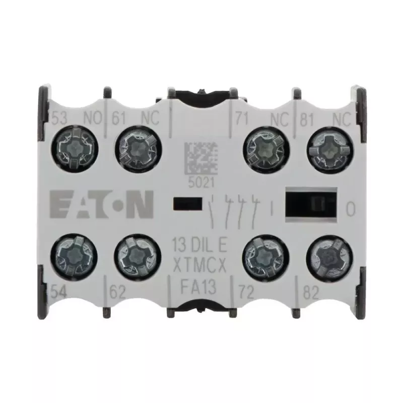 Eaton 13DILE interruptor de posición, 1NO+1NC, émbolo, IP65, negro/blanco 002397