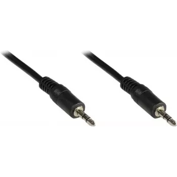 GoodConnections Cable jack estéreo de 3,5 mm 2,5 m macho a macho negro 1970-02