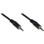 GoodConnections Cable jack estéreo de 3,5 mm 2,5 m macho a macho negro 1970-02