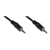 GoodConnections Cable jack estéreo de 3,5 mm 2,5 m macho a macho negro 1970-02