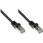 Alcasa 855S-015 Cat5e SF/UTP Cable de conexión, RJ45, 1,5 m, negro