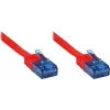 Good Connections Cable de red plano Cat.6a U/UTP, RJ45, 500 MHz, rojo, 3 m 8060-HF030R