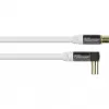 Good Connections GC-M2070 Cable de antena de TV en ángulo SmartFLEX - 30 m - conector coaxial IEC en ángulo a hembra - cuádruple apantallado 120dB 75 ohmios - conexiones doradas - blanco