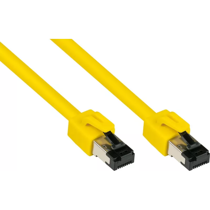 GoodConnections Alcasa Cable de red Ethernet Cat8.1 S/FTP, RJ45, amarillo, 1,5 m 8080-015Y