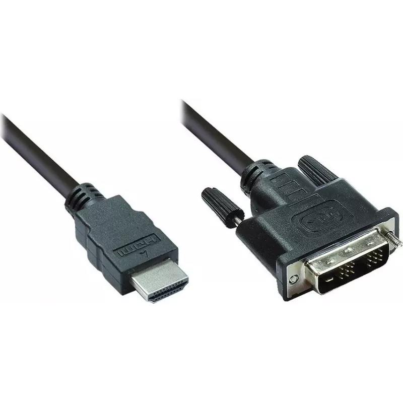 Good Connections Cable de vídeo HDMI a DVI-D Single Link 1 m negro 4510-DD1