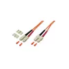 GoodConnections OM2 Duplex Multimode SC/SC cable de fibra óptica, 15 m LW-815SC
