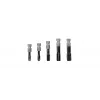 FEIN 63110046010 juego de machos de roscar métricos HSS M8 M10 M12 M14 M16, 5 piezas