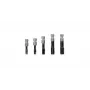 FEIN 63110046010 juego de machos de roscar métricos HSS M8 M10 M12 M14 M16, 5 piezas