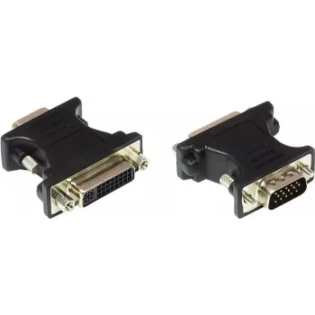 GoodConnections adaptador conector hembra DVI-I a conector macho VGA, negro