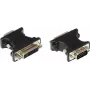 GoodConnections adaptador conector hembra DVI-I a conector macho VGA, negro