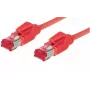 GoodConnections Cat. 6 S/FTP PiMF cable de parcheo libre de halógenos, Hirose RJ45, rojo, 3m 8066-103R
