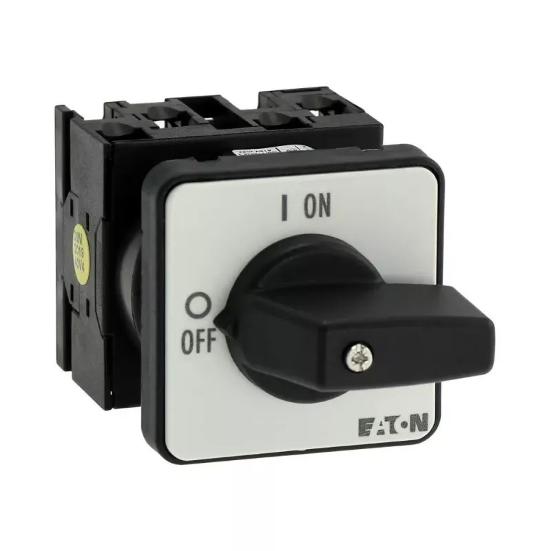 Eaton T0-2-1/E interruptor de levas 20A bipolar 90° gris/negro 024639