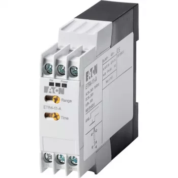 Eaton ETR4-11-A relé de tiempo multifunción, 24-240 V AC/DC, 1 conmutador, carril DIN 031882