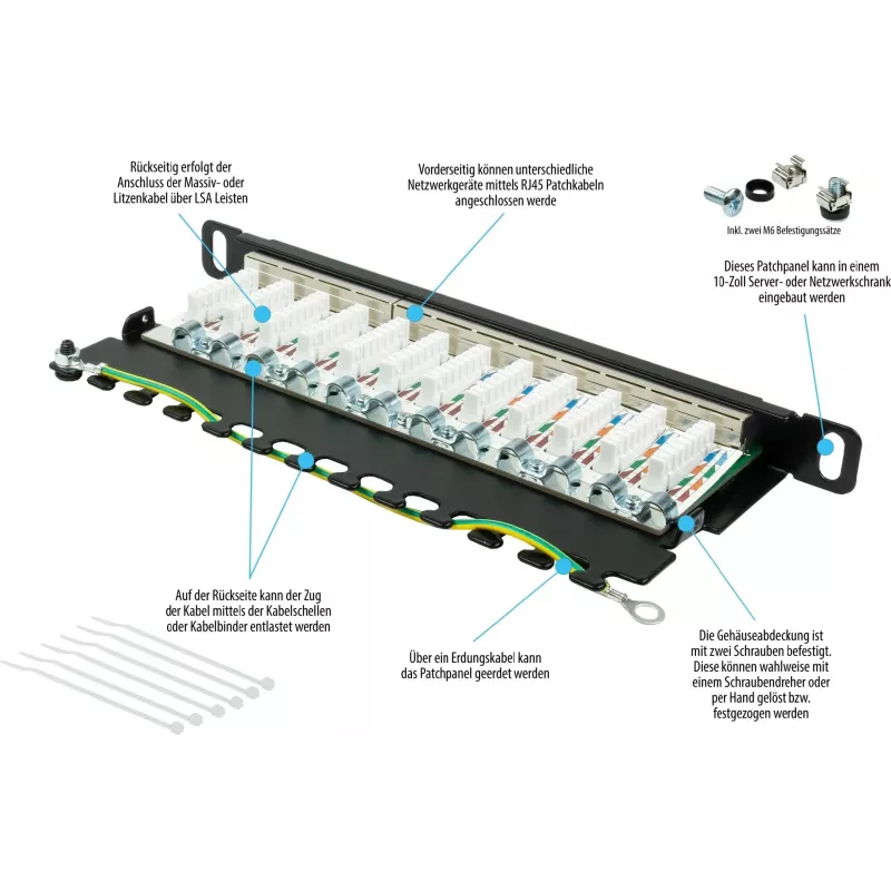 GoodConnections Alcasa GC-N0127 cable de parcheo Gigabit Ethernet Cat6 S/UTP (RJ45, 22/26 AWG, PVC)