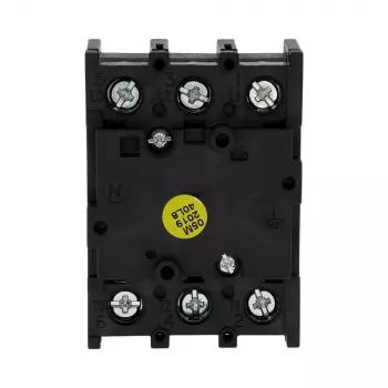 Eaton P1-25/E interruptor seccionador principal tripolar, 25 A, IP65, negro/blanco 038724