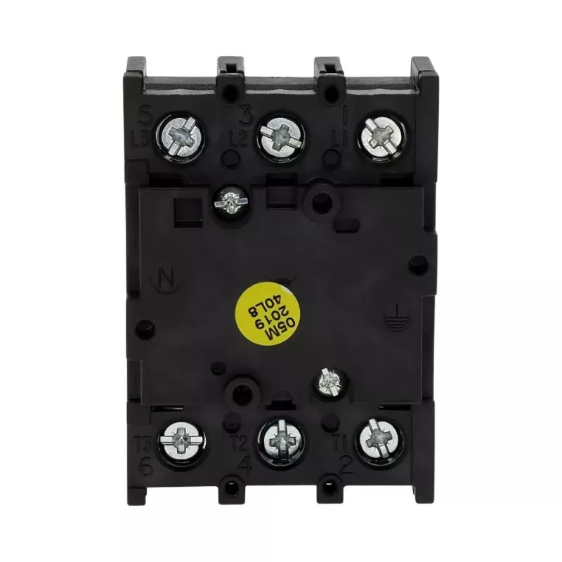 Eaton P1-25/E interruptor seccionador principal tripolar, 25 A, IP65, negro/blanco 038724