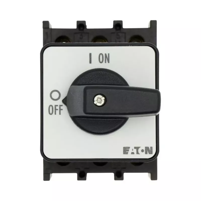 Eaton P1-25/E interruptor seccionador principal tripolar, 25 A, IP65, negro/blanco 038724