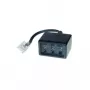 Alcasa T3A-NFN Adaptador RJ-45, macho/hembra, negro