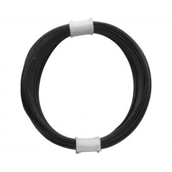 Donau Elektronik 110-1 cable flexible 1 x 0,04 mm² negro 10 m