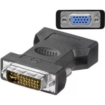 GoodConnections adaptador de conector hembra VGA a conector macho DVI 24+5 (VGA-DVI)