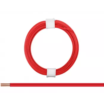 Donau Elektronik 114-00 cable flexible 2 x 0,08 mm² rojo 5 m