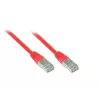Good Connections 855R-003 Cat.5e SF/UTP Cable de conexión, 0,3 m, rojo