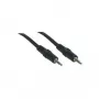 GoodConnections cable de audio estéreo de 3,5mm conector macho a conector macho, 1,5m, dorado, negro (1970-EX)