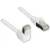 GoodConnections cable de red Cat.5e F/UTP, 1x RJ45 a 90° (Top Latch) a 1x recto, blanco, 5m 805W-050EWI