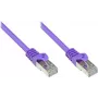 GoodConnections Alcasa cable de red Cat5e SF/UTP RJ45 de 0,3 m, violeta 855V-003