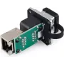 GoodConnections Alcasa IC06-R302 acoplador RJ45 industrial, IP65/IP67, gris, carcasa de zinc, -40 a 80°C