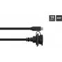 GoodConnections IC01-16U3102-010 S1 cable USB-C industrial, USB 3.2 Gen 2, conector a toma de panel, M16, IP65/67, 1 m